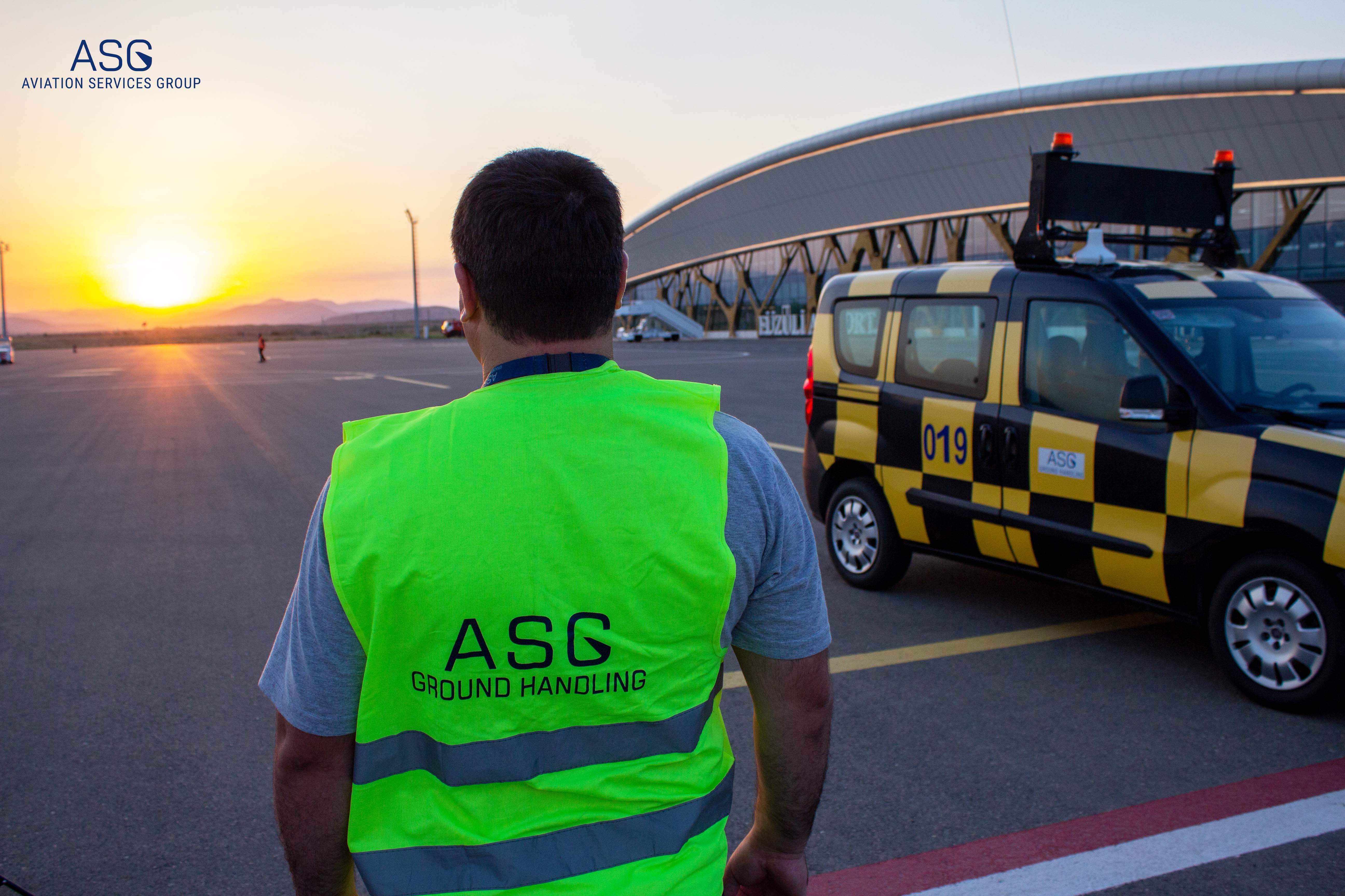 ASG Ground Handling welcomed the first regular AZAL flight at Fuzuli International Airport