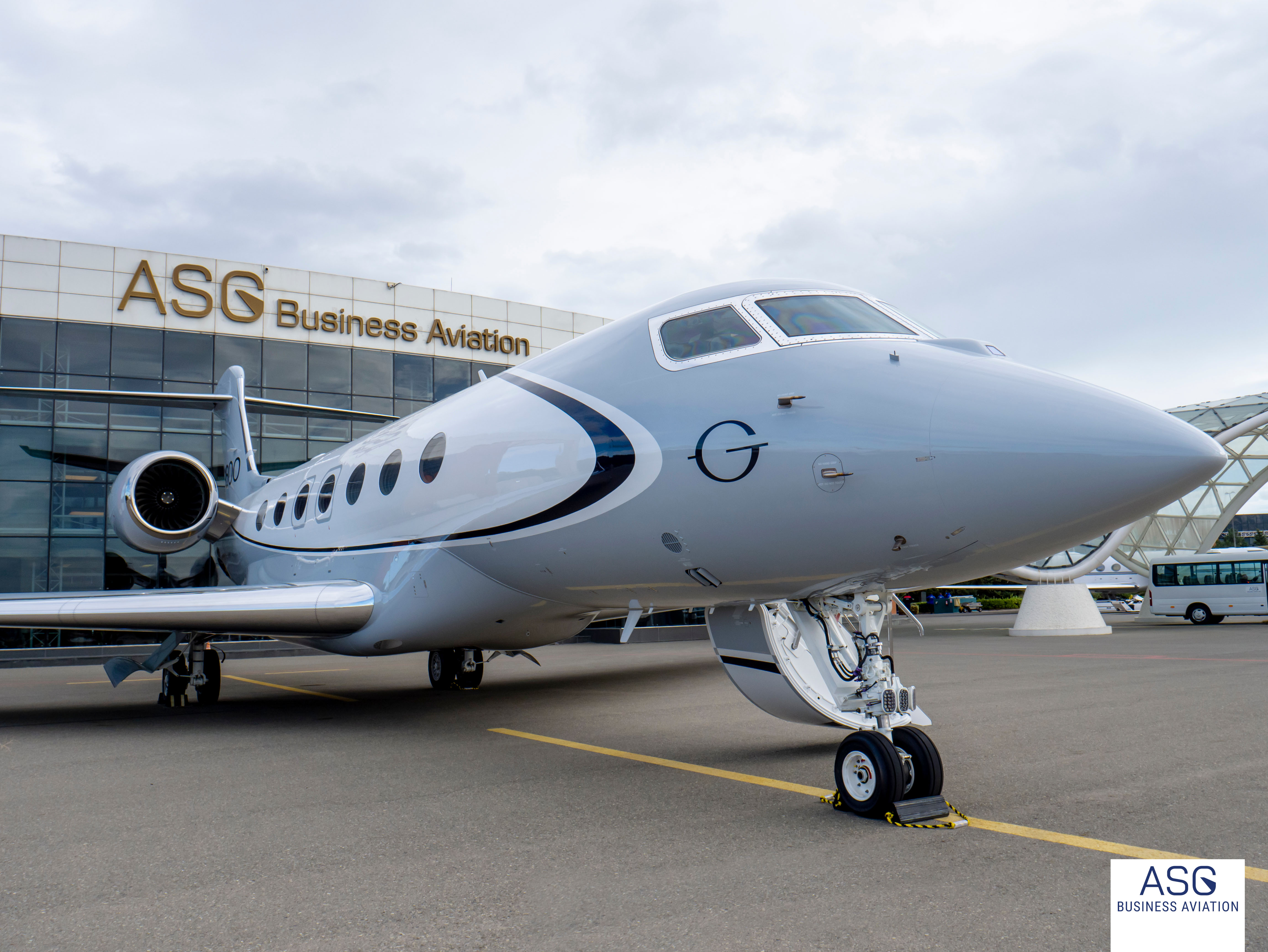 Gulfstream G600 presented at the ASG Business Aviation terminal