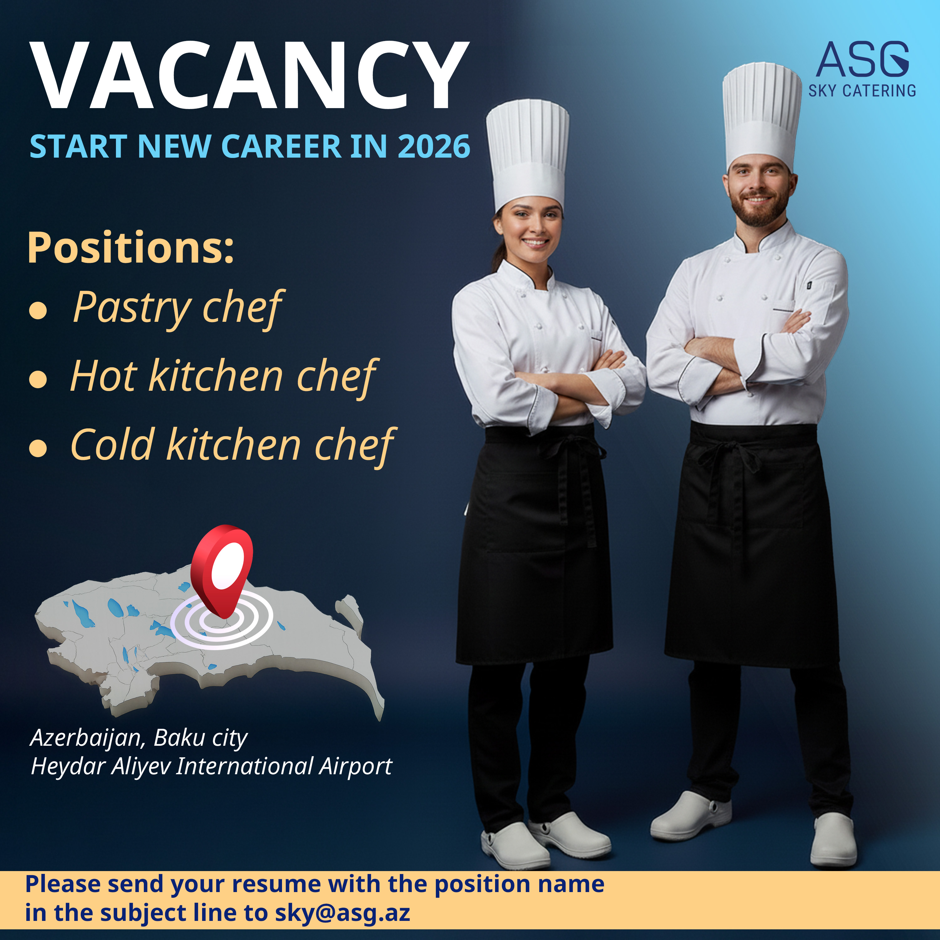Join the ASG Sky Catering team: Start your new career in 2026