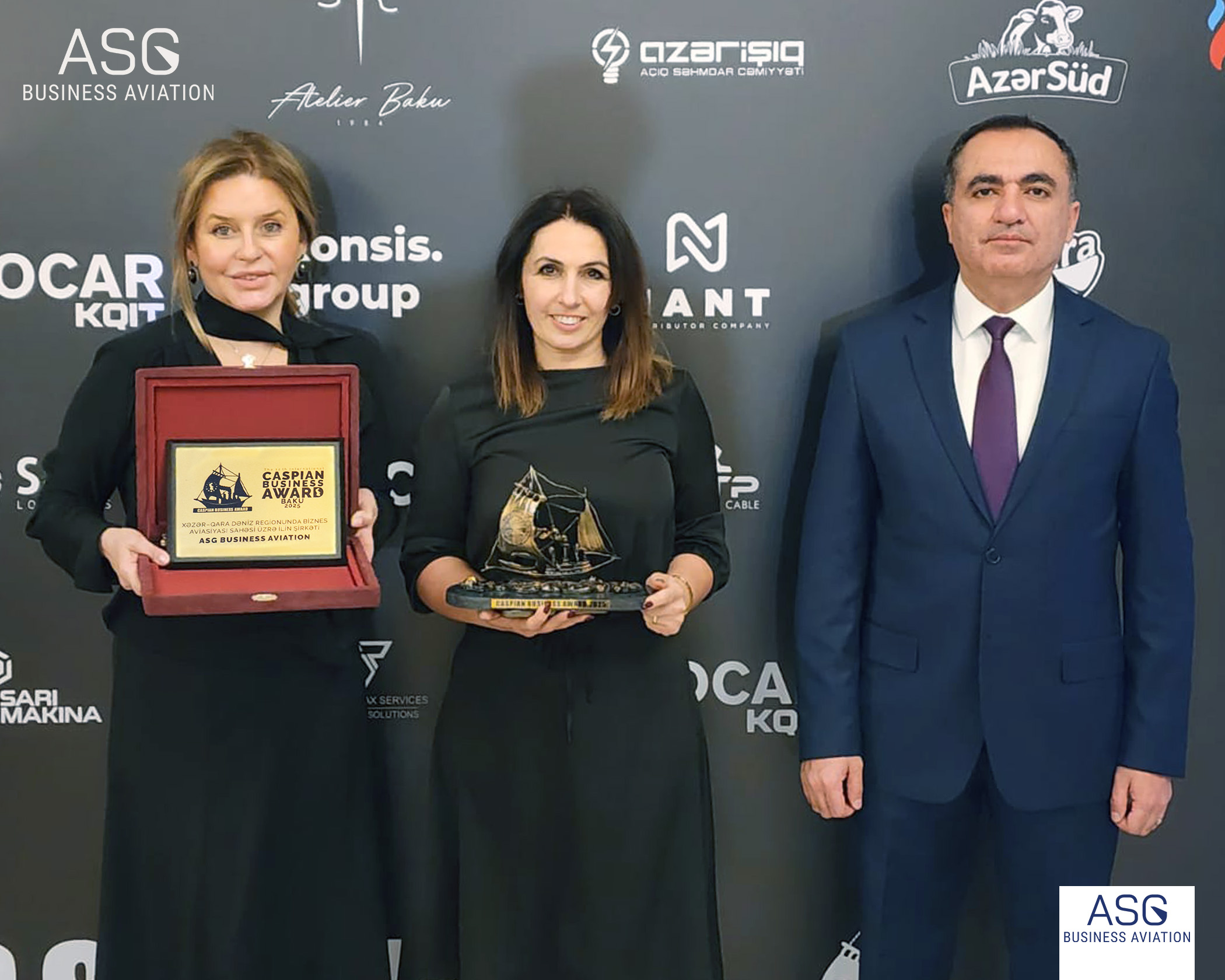 “ASG Business Aviation” “Xəzər-Qara Dəniz regionunda Biznes Aviasiyası sahəsi üzrə ilin şirkəti" mükafatını qazandı