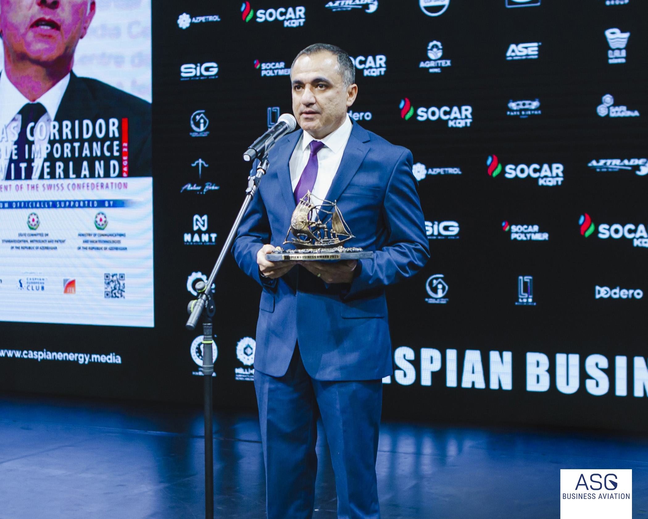 “ASG Business Aviation” “Xəzər-Qara Dəniz regionunda Biznes Aviasiyası sahəsi üzrə ilin şirkəti" mükafatını qazandı